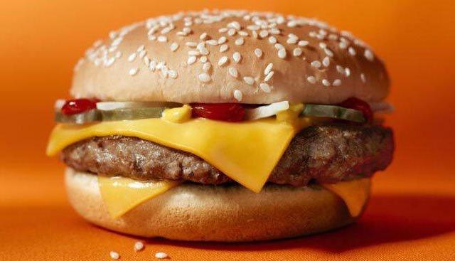 Authentic McDonald's Double Cheeseburger