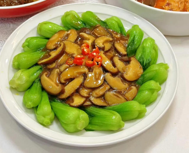 Stir-Fried Bok Choy with Shiitake Mushrooms